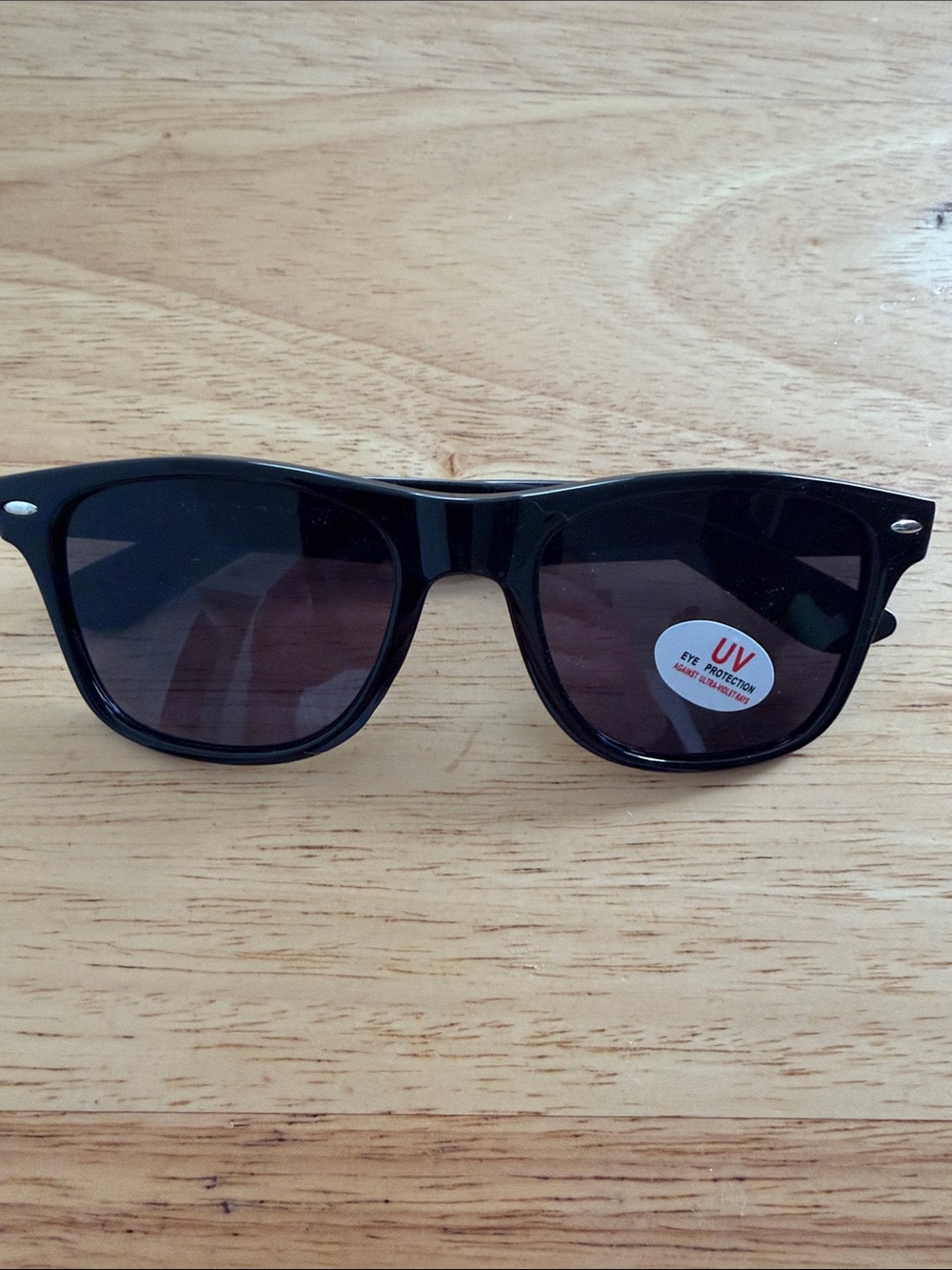Classic Black Wayfarer Sunglasses